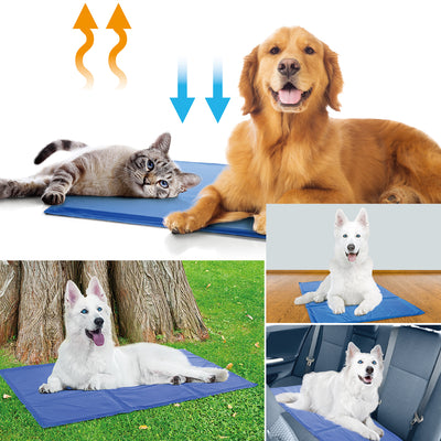 Dog Cooling Mat  Pet Ice Pad  Summer Pet Bed Cooling Mat for Dogs
