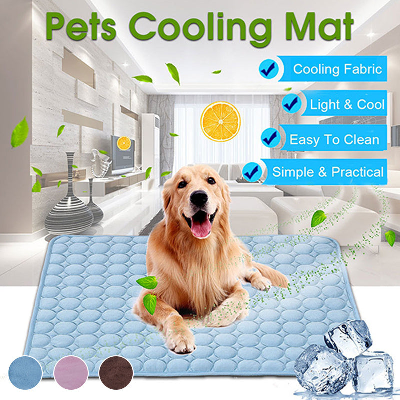 Cooling mat for dogs  Pet cooling blanket  Summer dog bed