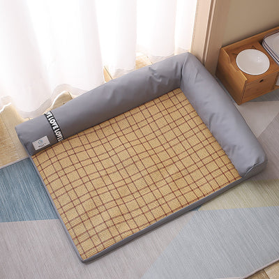 Summer cooling pet mat  Cool dog bed for hot weather  Ice pad for pets