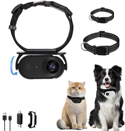 Pet collar magnetic camera  HD mini camera for pets  