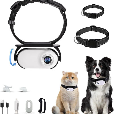 Pet collar magnetic camera  HD mini camera for pets  