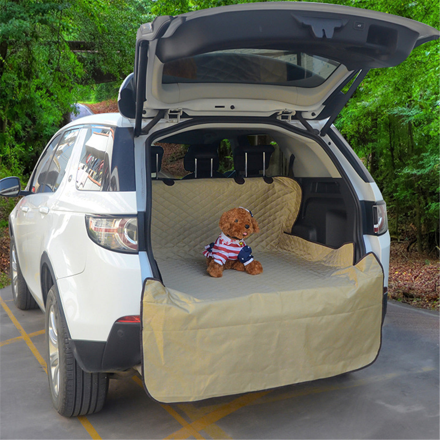 Waterproof pet car seat cover  Non-slip dog car mat  Pet cargo liner