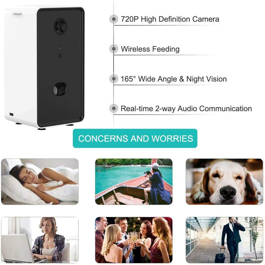 Smart pet feeder  Automatic pet feeder  Interactive pet toy