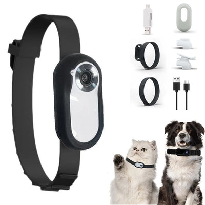 Mini pet camera collar  Thumb-sized pet camera  Cat collar camera HD