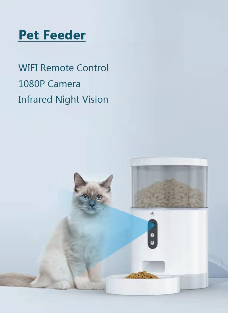 Smart pet feeder  Automatic pet feeder  Pet water dispenser  