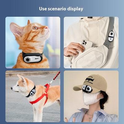 Pet collar magnetic camera  HD mini camera for pets  