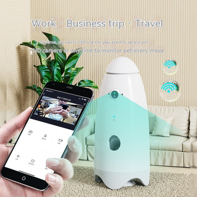 Smart Pet Feeder with Camera  Automatic Dog Feeder WiFi